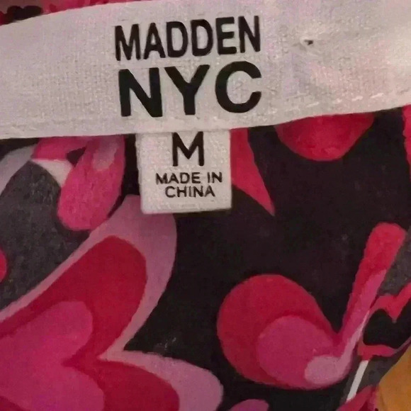 Madden NYC: LS Crop Top w/ Tie Back & Padded Bralette Juniors Sz M - Picture 7 of 7